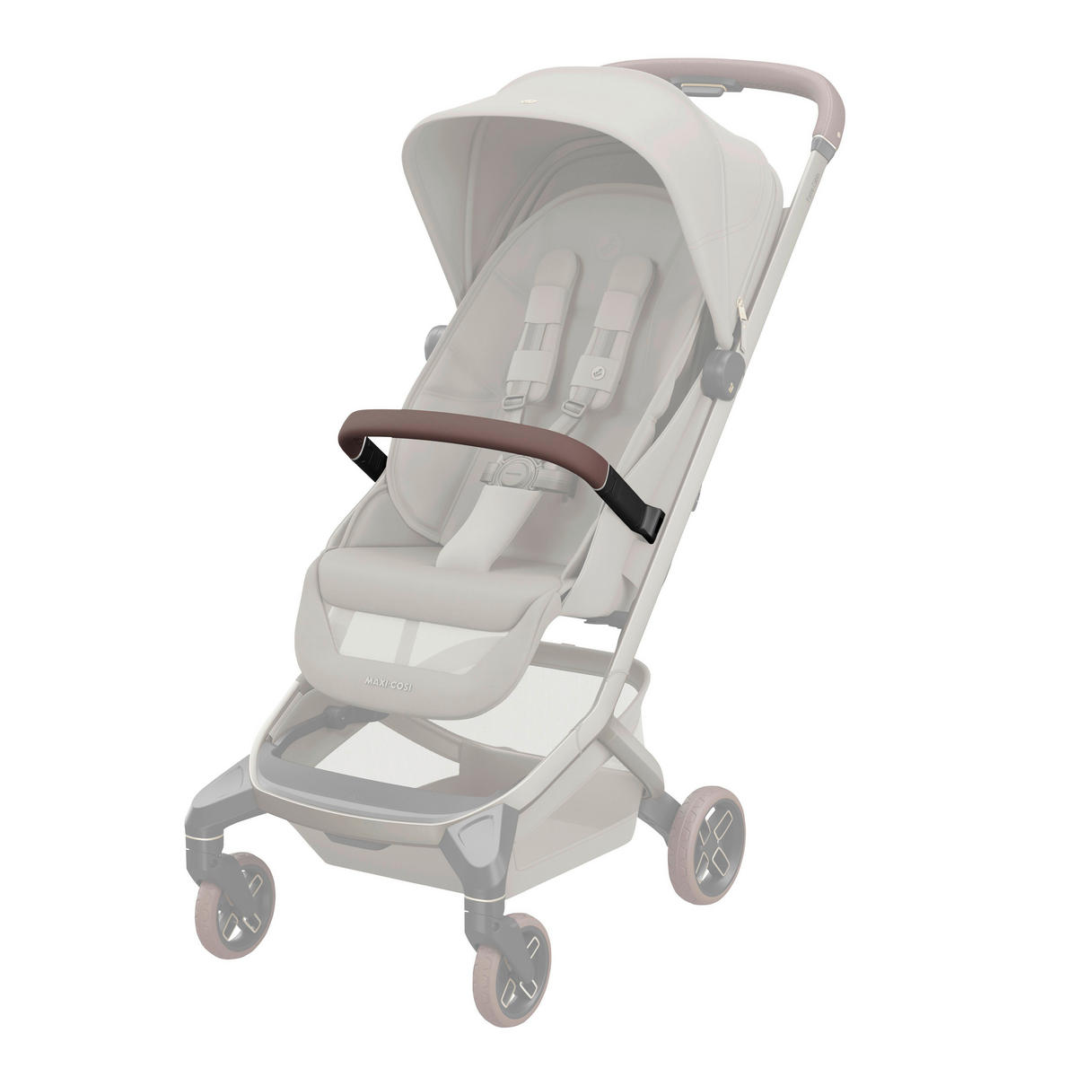 SICHERHEITSBÜGEL Fame Cabin  - Braun, Basics, Leder/Kunststoff (37/24cm) - Maxi-Cosi