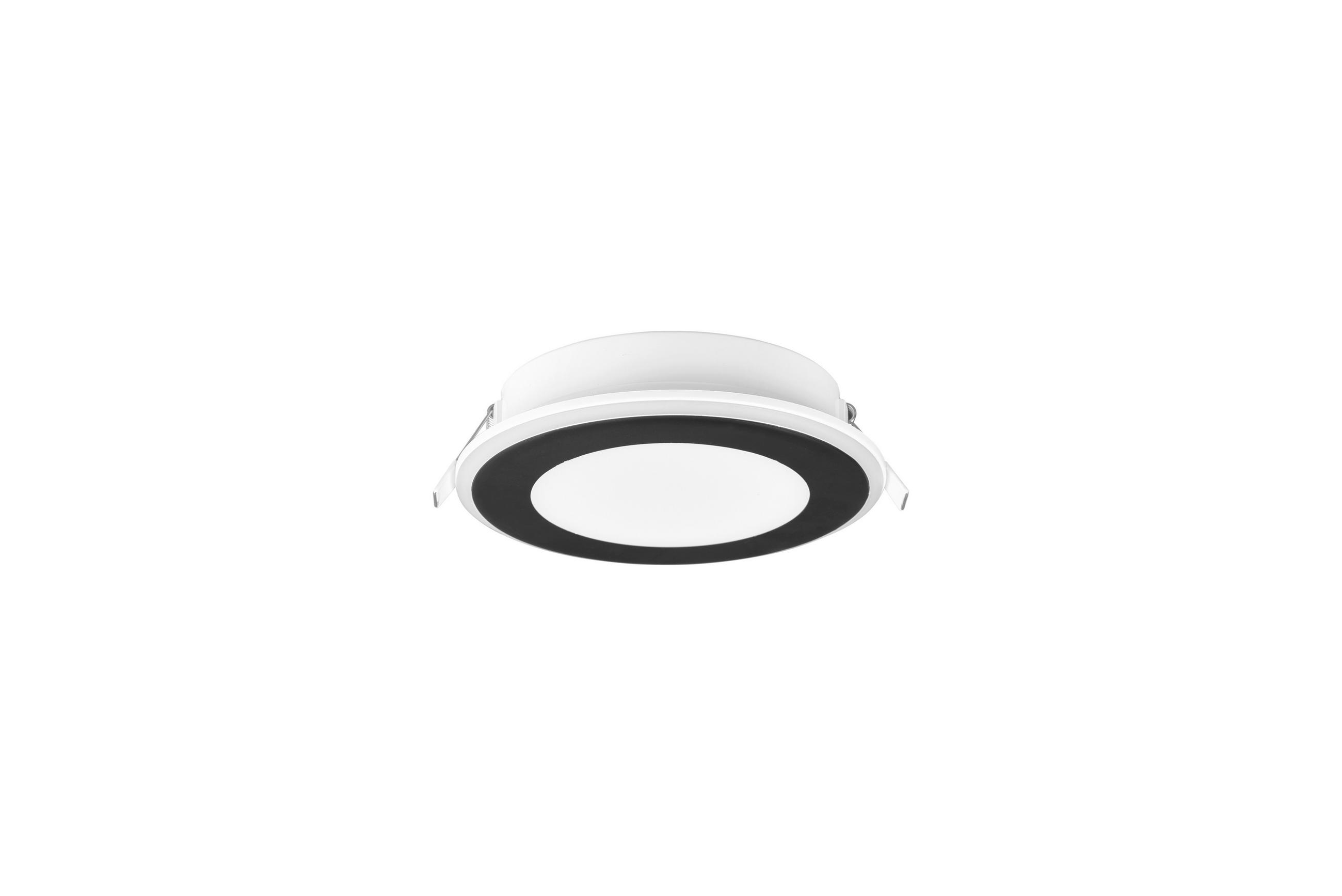 LED-EINBAUSPOT Aura 14,8 cm  - Schwarz, Basics, Kunststoff (14,8cm) - Trio Leuchten