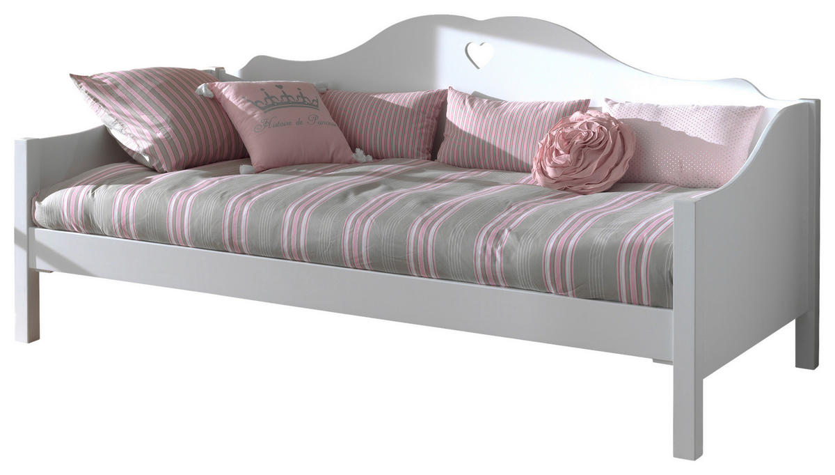 BETT 90/200 cm  in Weiß  - Weiß, KONVENTIONELL, Holzwerkstoff (90/200cm) - MID.YOU