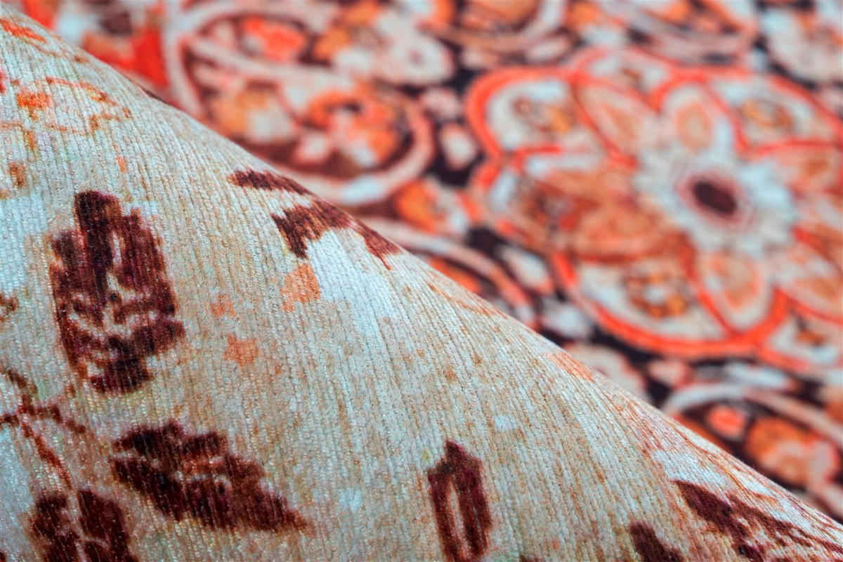 FLACHWEBETEPPICH 120/170 cm Galaxy 1000 Orange / Beige Beige, Orange  - Beige/Orange, Basics, Textil (120/170cm) - Novel