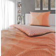 BETTWÄSCHE TANJA Satin 140/200 cm  - Aprikose, Design, Textil (140/200cm) - Novel