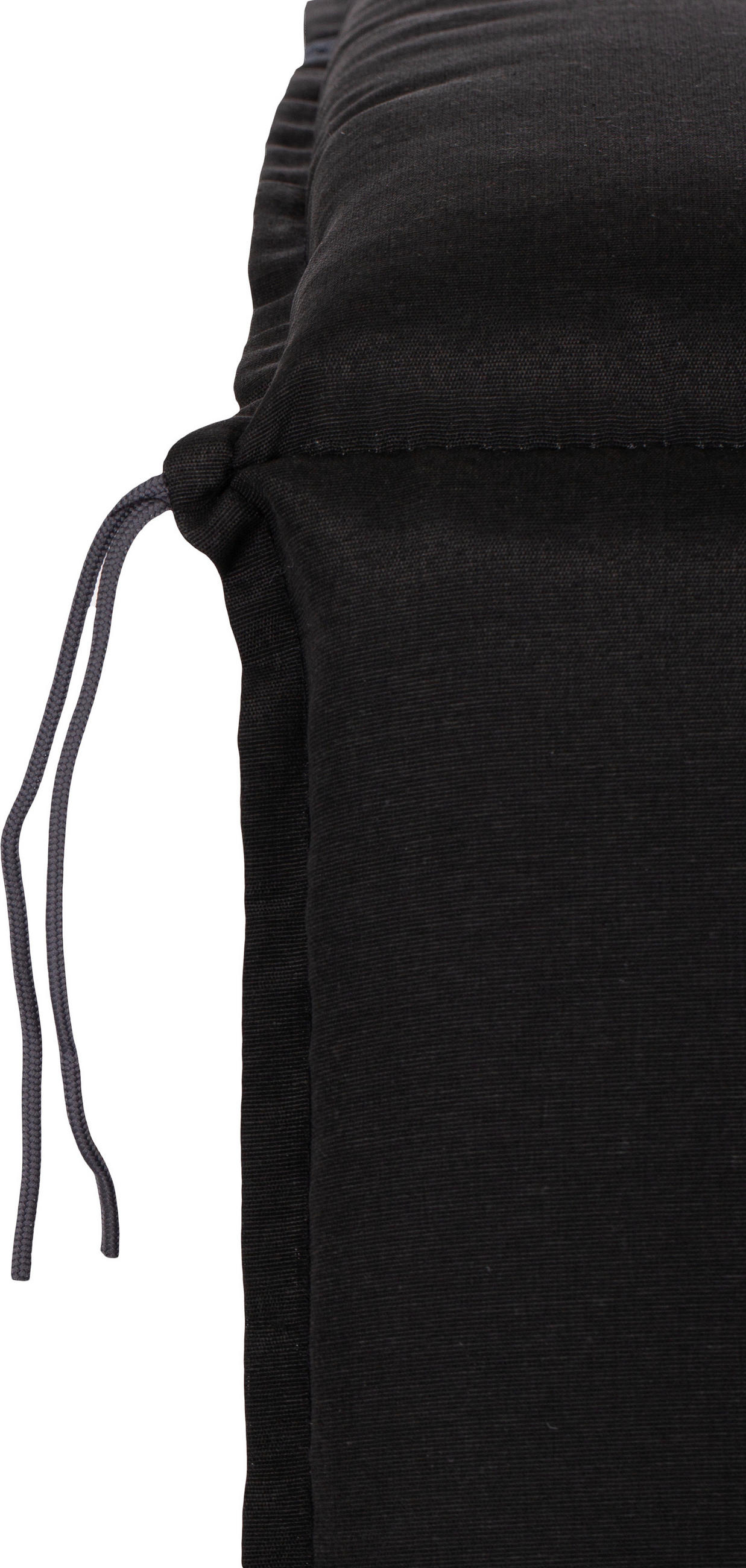 LIEGENAUFLAGE in Anthrazit Uni  - Anthrazit, Basics, Textil (191/58/8cm) - Gardenson