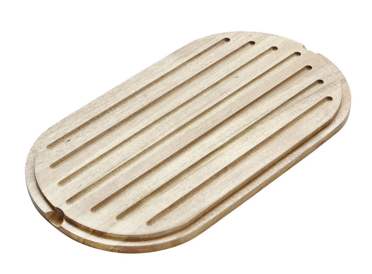 BRÖDSKRIN - röd/akaciefärgad, Modern, trä/plast (37/21,5/17,2cm) - Echtwerk