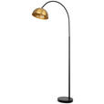 STEHLEUCHTE 70/25/157 cm    - Goldfarben/Schwarz, Trend, Metall (70/25/157cm) - Novel