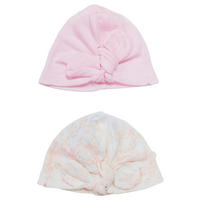 MÜTZE - Pink/Weiß, Basics, Textil (0-6 Mnull) - Patinio