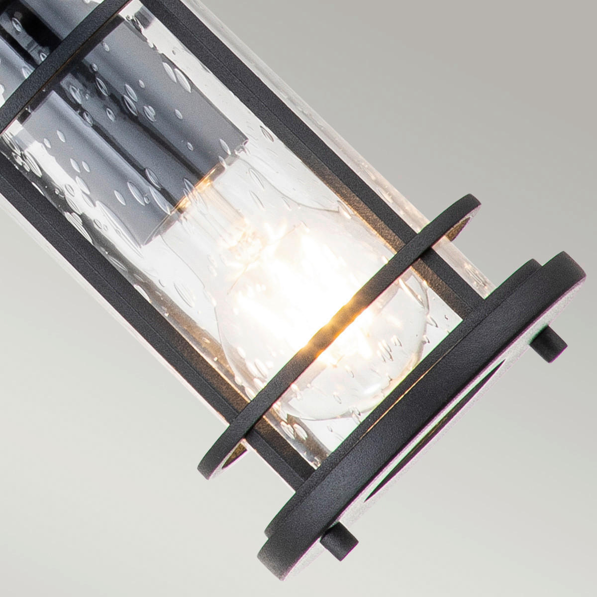AUßENHÄNGELEUCHTE Elstead Lighthouse 12.1/32.5  cm   - Schwarz, KONVENTIONELL, Glas/Metall (12.1/32.5 cm) - Elstead Lighting