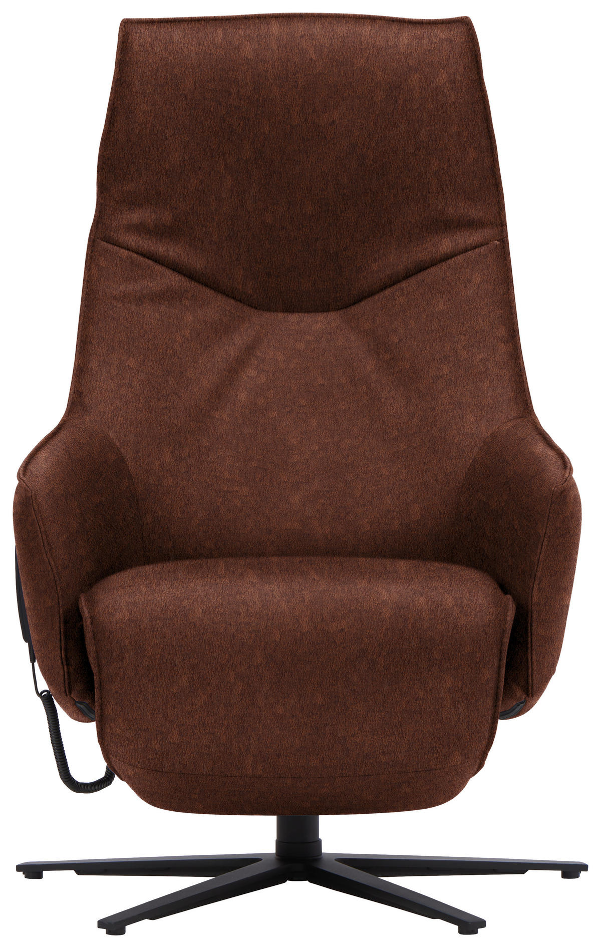 RELAXSESSEL in Leder Braun  - Anthrazit/Braun, Design, Leder/Metall (70/85/112cm) - Himolla Komfortklass
