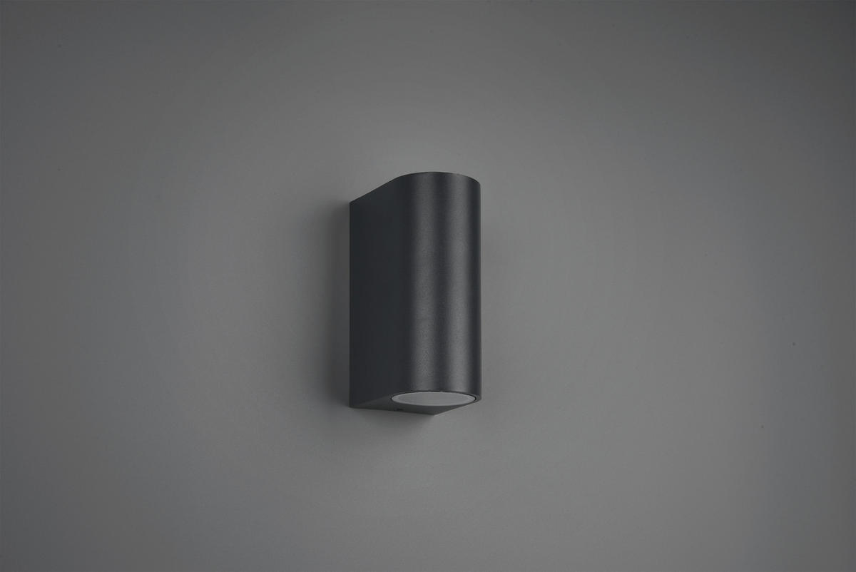 AUßENWANDLEUCHTE 7/15 cm   - Anthrazit, Basics, Metall (7/15cm)