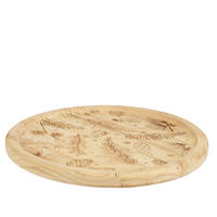 DEKOTELLER - Naturfarben, Basics, Holz (35/35/2.5cm)