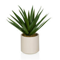 KUNSTPFLANZE Agave  - Beige/Grün, MODERN, Kunststoff (40/45/40cm) - MID.YOU