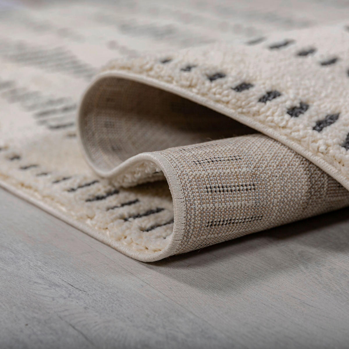 WEBTEPPICH 200/290 cm Schwarz, Weiß  - Schwarz/Weiß, MODERN, Textil (200/290cm) - Xora