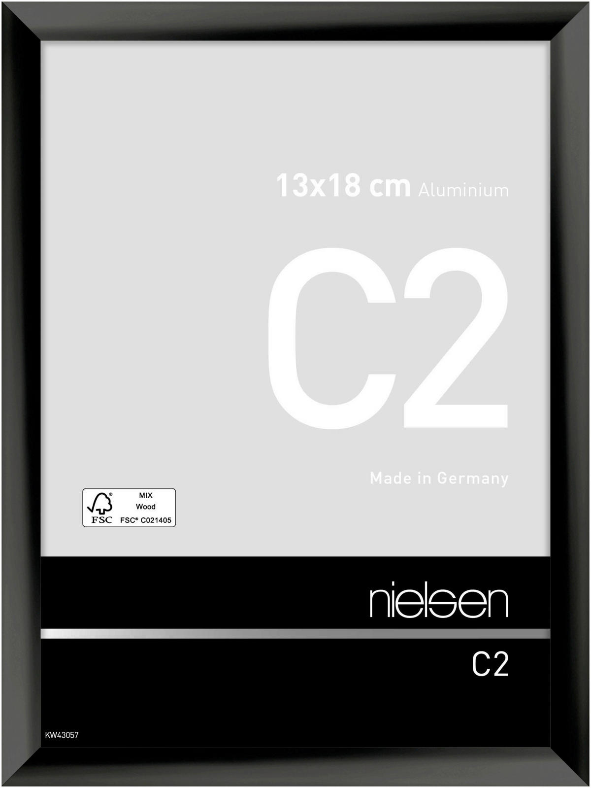 RAHMEN - Schwarz, Basics, Metall (14,54/19,54/2,5cm) - Nielsen