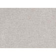 ECKSOFA in Webstoff Ecru  - Ecru/Silberfarben, Design, Textil/Metall (257/226cm) - Xora