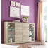 HIGHBOARD Eichefarben - Eichefarben, Design, Glas/Holzwerkstoff (150/104/40cm) - Carryhome