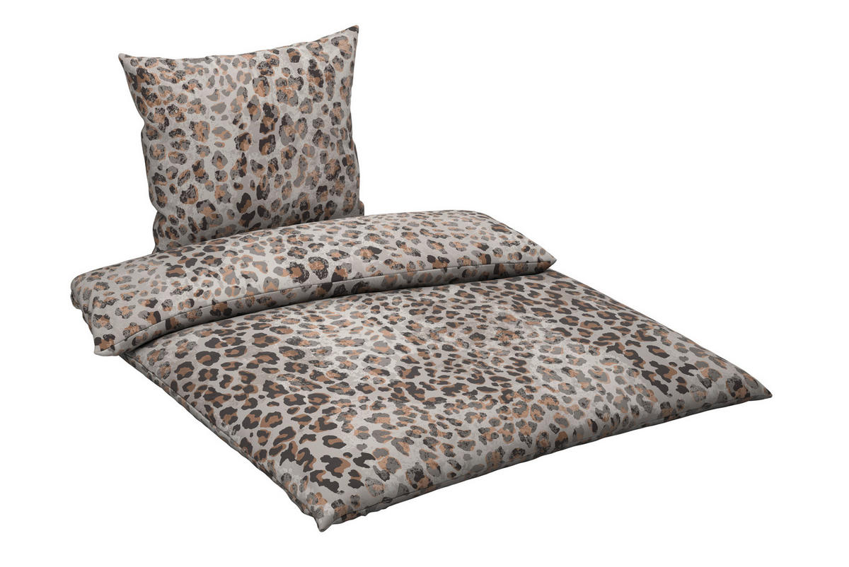 BETTWÄSCHE Flanell 135/200 cm  - Braun, Textil (135/200cm) - Dieter Knoll