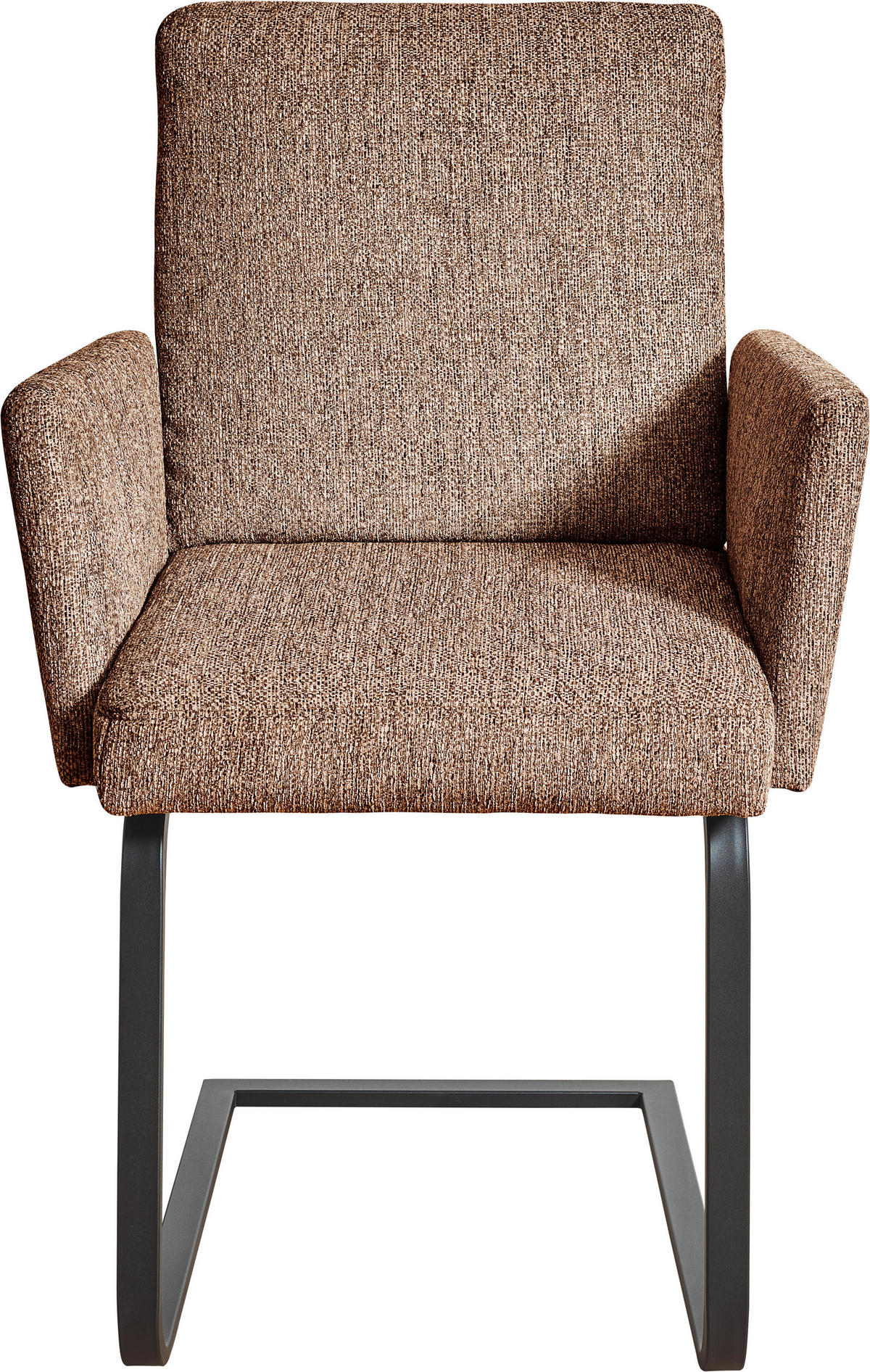 ARMLEHNSTUHL  in Stahl Flachgewebe  - Schwarz/Orange, Design, Textil/Metall (60/92/60cm) - Dieter Knoll