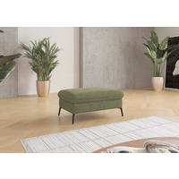 HOCKER Flachgewebe Hellgrün  - Creme/Schwarz, KONVENTIONELL, Textil/Metall (104/47/69cm) - Sit & More