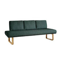 SITZBANK 209/92/78 cm  in Grün  - Eichefarben/Grün, Design, Holz/Textil (209/92/78cm) - Dieter Knoll