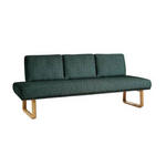 SITZBANK 209/92/78 cm  in Grün  - Eichefarben/Grün, Design, Holz/Textil (209/92/78cm) - Dieter Knoll