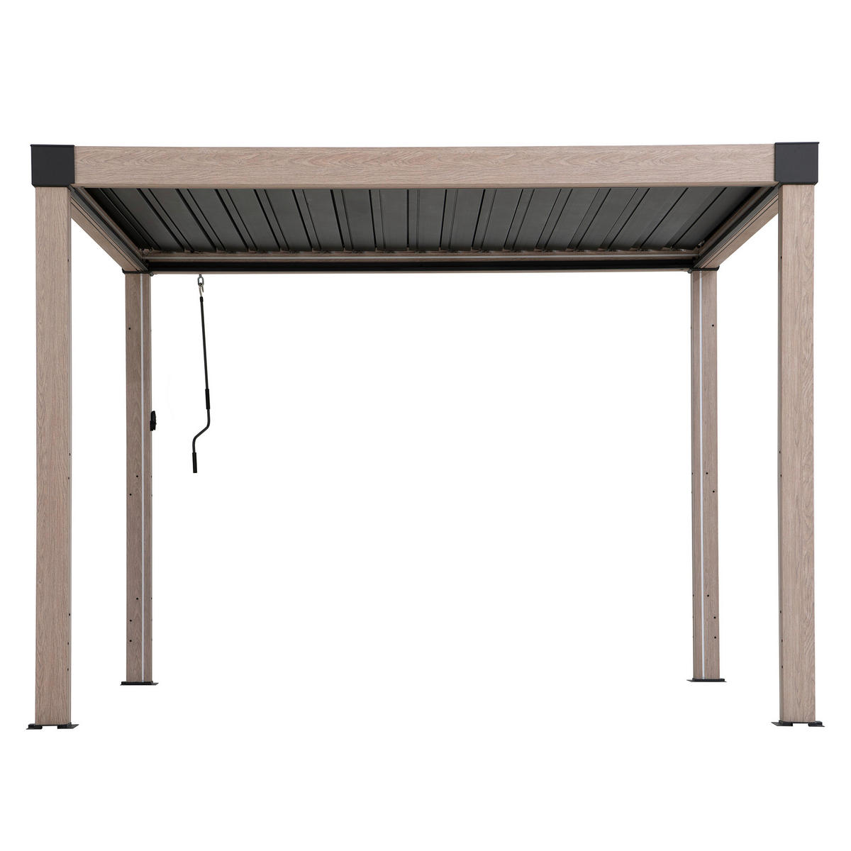 PAVILLON 306/223/306 cm   - Hellbraun/Anthrazit, Basics, Metall (306/223/306cm) - Modante