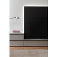 LOWBOARD  in 300/50/45 cm  - Anthrazit/Schwarz, Design, Holzwerkstoff/Metall (300/50/45cm) - Moderano