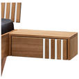 NACHTSCHRANK 45/45/33 cm Wildeiche massiv  - Wildeiche/Weiß, Design, Holz (45/45/33cm) - Linea Natura