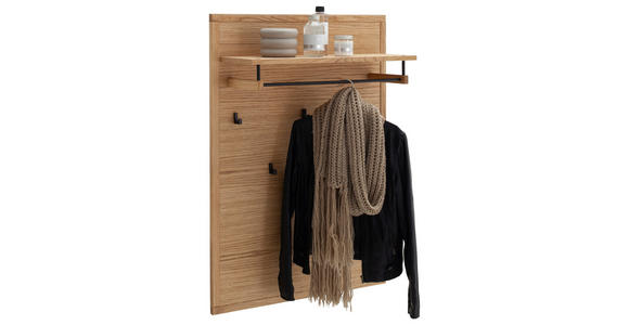 GARDEROBENPANEEL  in 79/112/27 cm  - Eichefarben, Natur, Holzwerkstoff (79/112/27cm) - Linea Natura