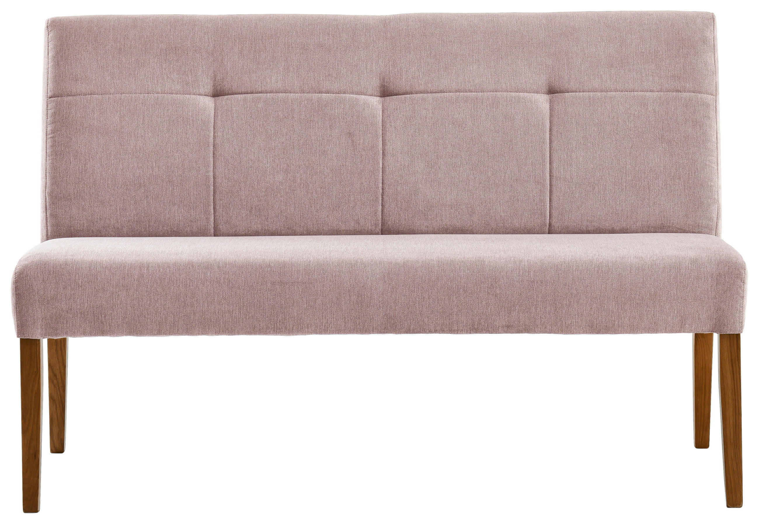 SITZBANK in Holz, Textil Eichefarben, Altrosa  - Eichefarben/Altrosa, KONVENTIONELL, Holz/Textil (140/91,5/63cm) - Cantus