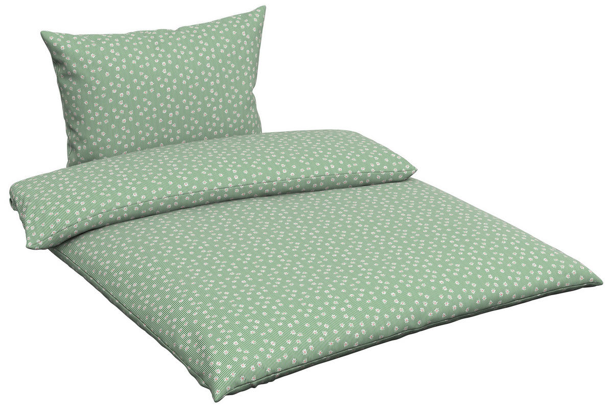POSTEĽNÁ BIELIZEŇ - zelená, Konventionell, textil (140/200cm) - Esposa