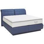 BOXSPRINGBETT 180/200 cm  in Blau  - Blau, KONVENTIONELL, Textil (180/200cm) - Dieter Knoll