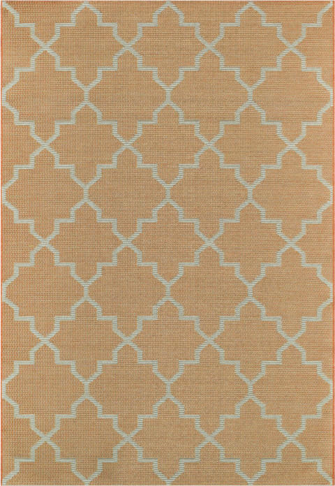 FLACHWEBETEPPICH 160/230 cm Amalfi Gelb, Weiß, Rostfarben  - Rostfarben/Gelb, KONVENTIONELL, Textil (160/230cm) - Novel