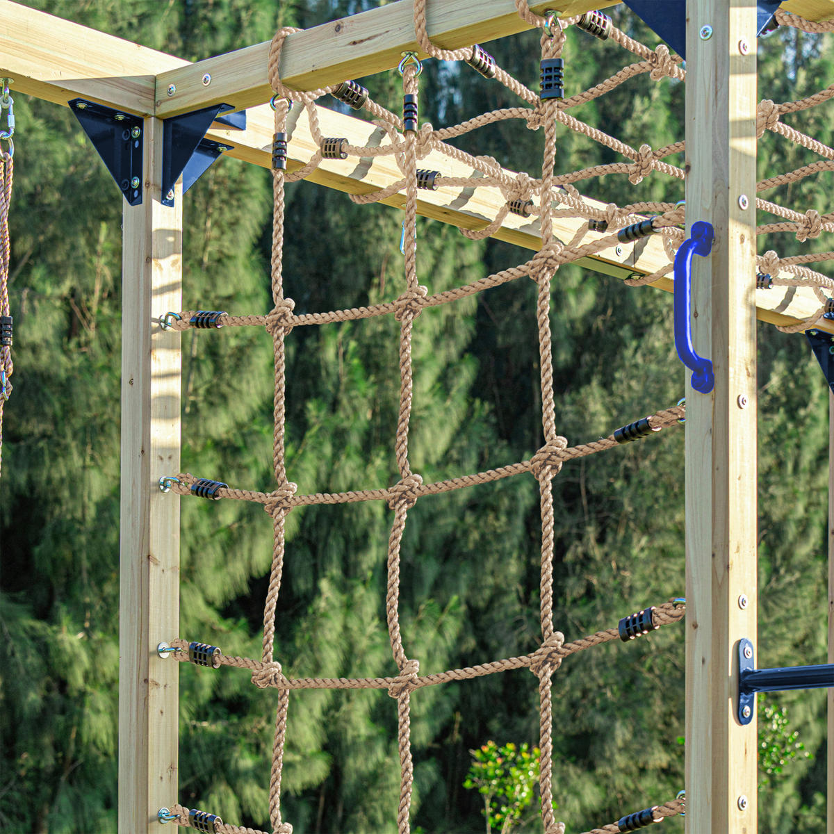 PROLÉZAČKA - limetková/modrá, Basics, dřevo/plast (522,5/196/205cm) - Ambia Garden