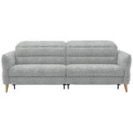 2-SITZER-SOFA in Webstoff Pastellblau  - Eiche Bianco/Pastellblau, Design, Holz/Textil (234-262/85-106/98-112cm) - Dieter Knoll