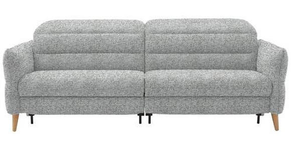 2-SITZER-SOFA in Webstoff Pastellblau  - Eiche Bianco/Pastellblau, Design, Holz/Textil (234-262/84/112cm) - Dieter Knoll