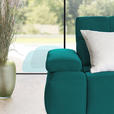 ECKSOFA in Struktur Türkis  313/233 cm  - Türkis/Schwarz, Design, Kunststoff/Textil (313/233cm) - Emilio Belluti