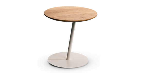 BEISTELLTISCH 50/50/49 cm Wildeiche massiv Wildeiche  - Wildeiche, Design, Holz/Metall (50/50/49cm) - Xora