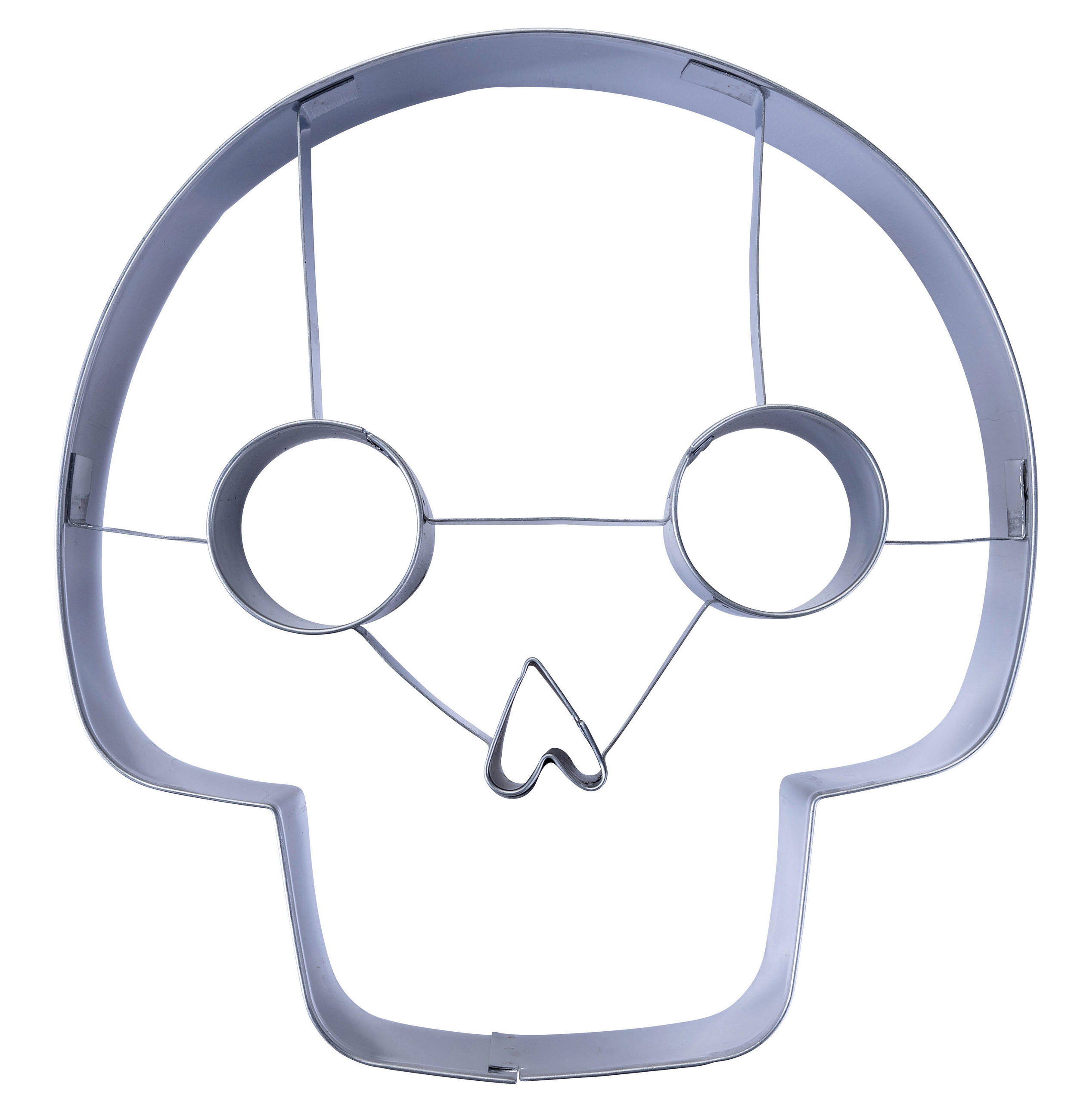 SZAGGATÓFORMA - nemesacélszínű, Basics, fém (13,8/13/2,6cm) - Fackelmann