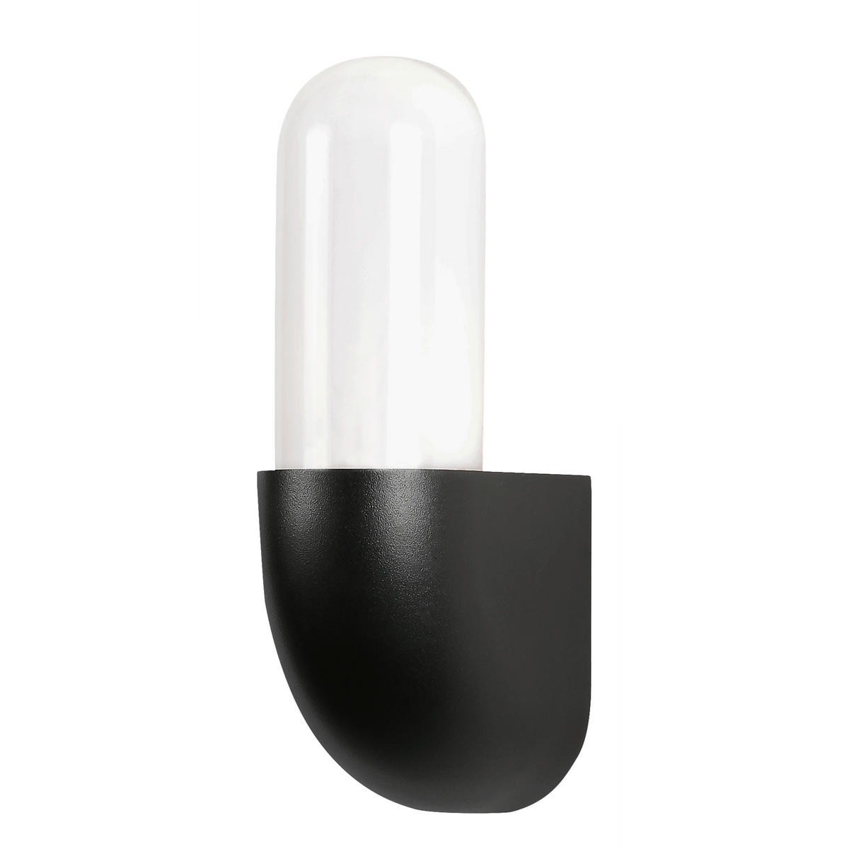 LED-UTOMHUSLAMPA - svart, Klassisk, metall (7/9.5/22cm)