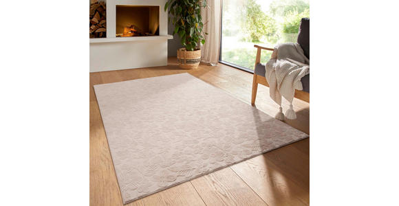 WEBTEPPICH 50/80 cm Stilo Beige  - Beige, KONVENTIONELL, Textil (50/80cm) - Novel