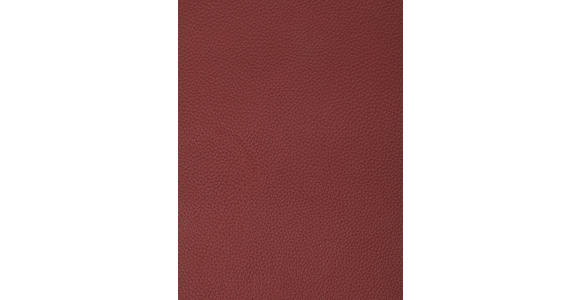 ARMLEHNSTUHL in Eisen Leinenoptik Echtleder pigmentiert - Rot/Schwarz, Design, Leder/Textil (60/80,5/62cm) - Novel