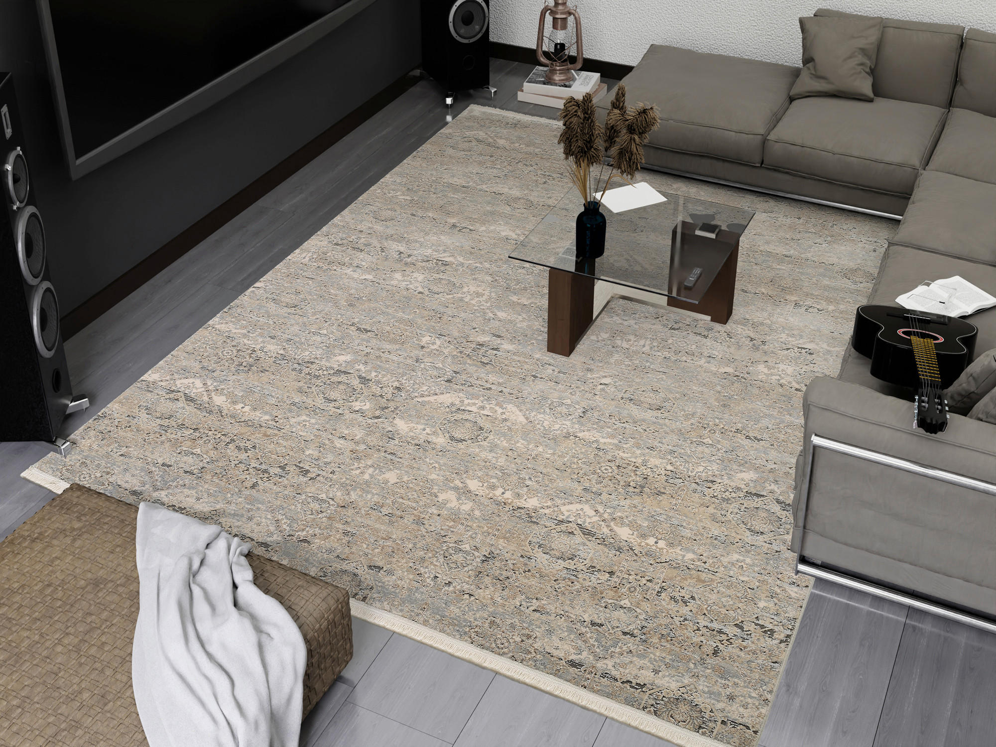 WEBTEPPICH 140/200 cm Dieter Knoll Kollektion Braun, Beige  - Beige/Braun, Design, Textil (140/200cm) - Dieter Knoll