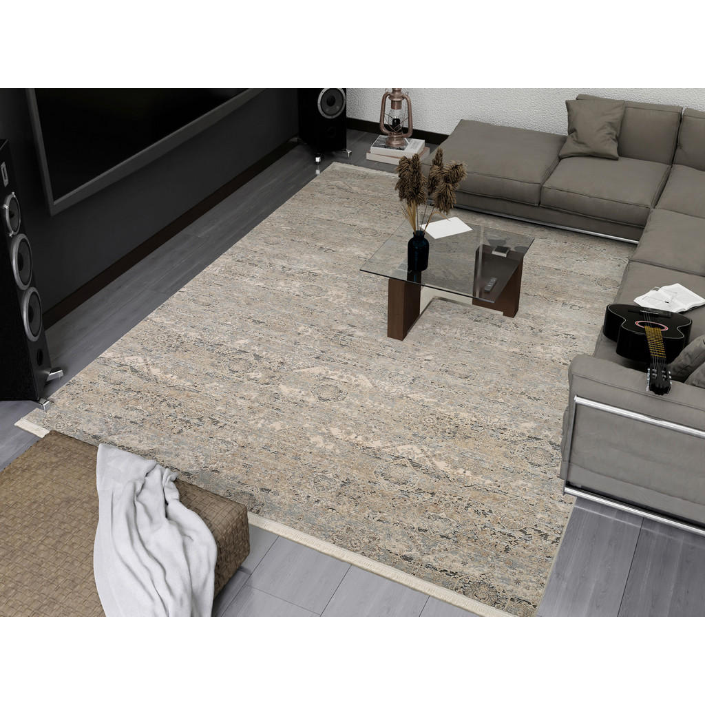 Thumbnail - Dieter Knoll Webteppich Dieter Knoll Kollektion, Braun, Beige, Textil, Abstraktes, rechteckig, 200x290 cm, Oeko-Tex® Sta...