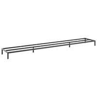 FUßGESTELL - Schwarz, Basics, Metall (224,6/13/39,5cm)