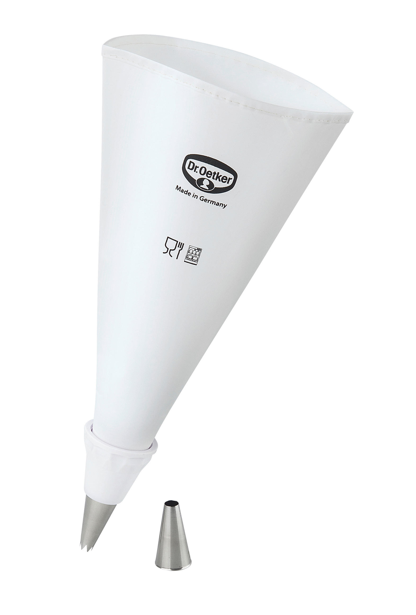 SPRITZBEUTEL - Weiß, Basics, Textil (23/8/5cm) - Dr.Oetker