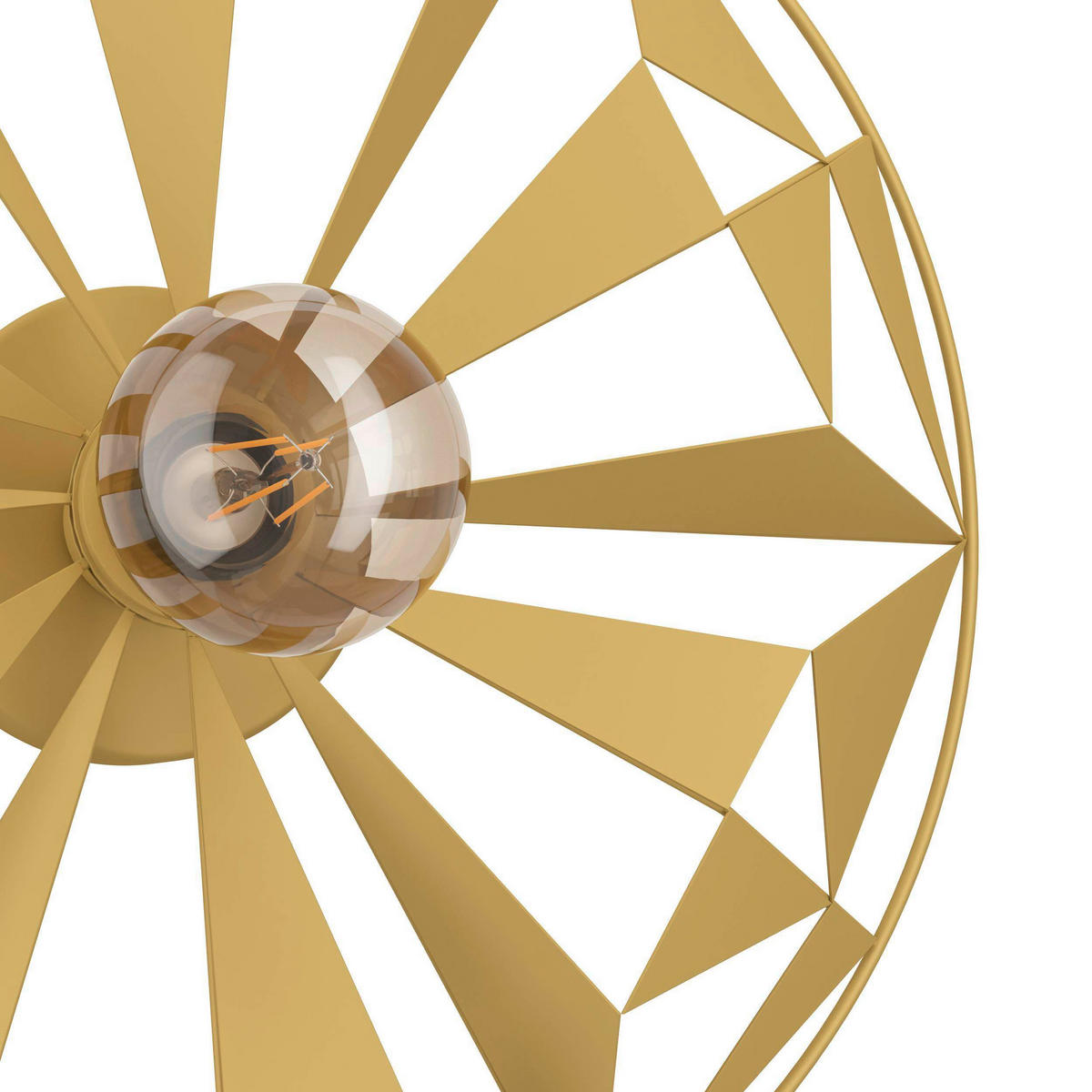 DECKENLEUCHTE 42,5/10 cm  - Goldfarben, Design, Metall (42,5/10cm) - Eglo