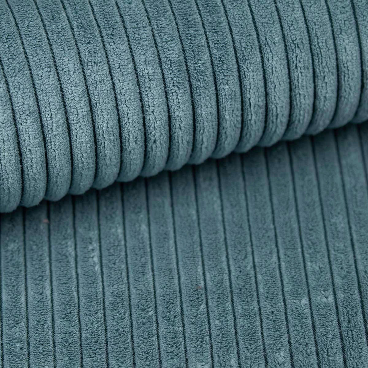 SCHLAFSOFA  mit Rücken echt, Armteil links, Armteil rechts Cord Blau  - Blau/Schwarz, Design, Kunststoff/Textil (261/95/108cm) - Xora