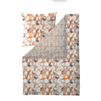 WENDEBETTWÄSCHE SHAPE Satin 155/220 cm  - Cognac, Basics, Textil (155/220cm) - Estella