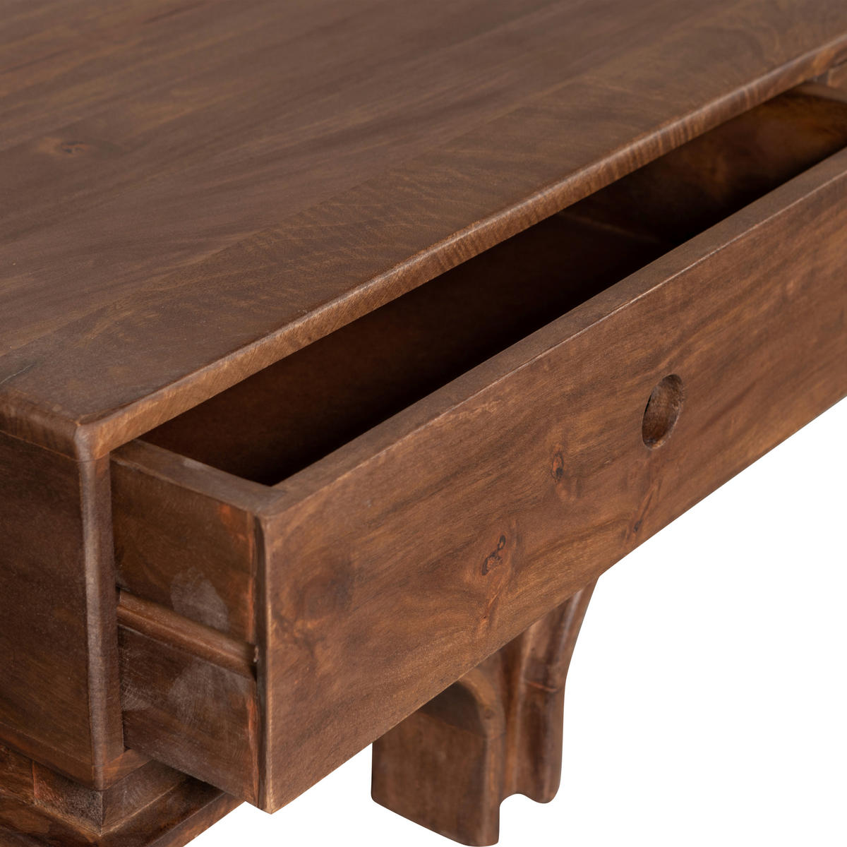 LOWBOARD Staes  in 180/37/45 cm  - Walnussfarben, Design, Holz (180/37/45cm) - Livetastic
