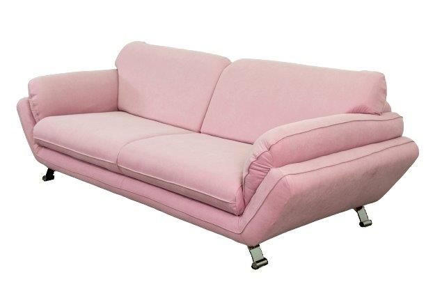 TROSED ružičasta  - boja aluminijuma/ružičasta, Dizajnerski, karton/drvo (240/85/100cm)