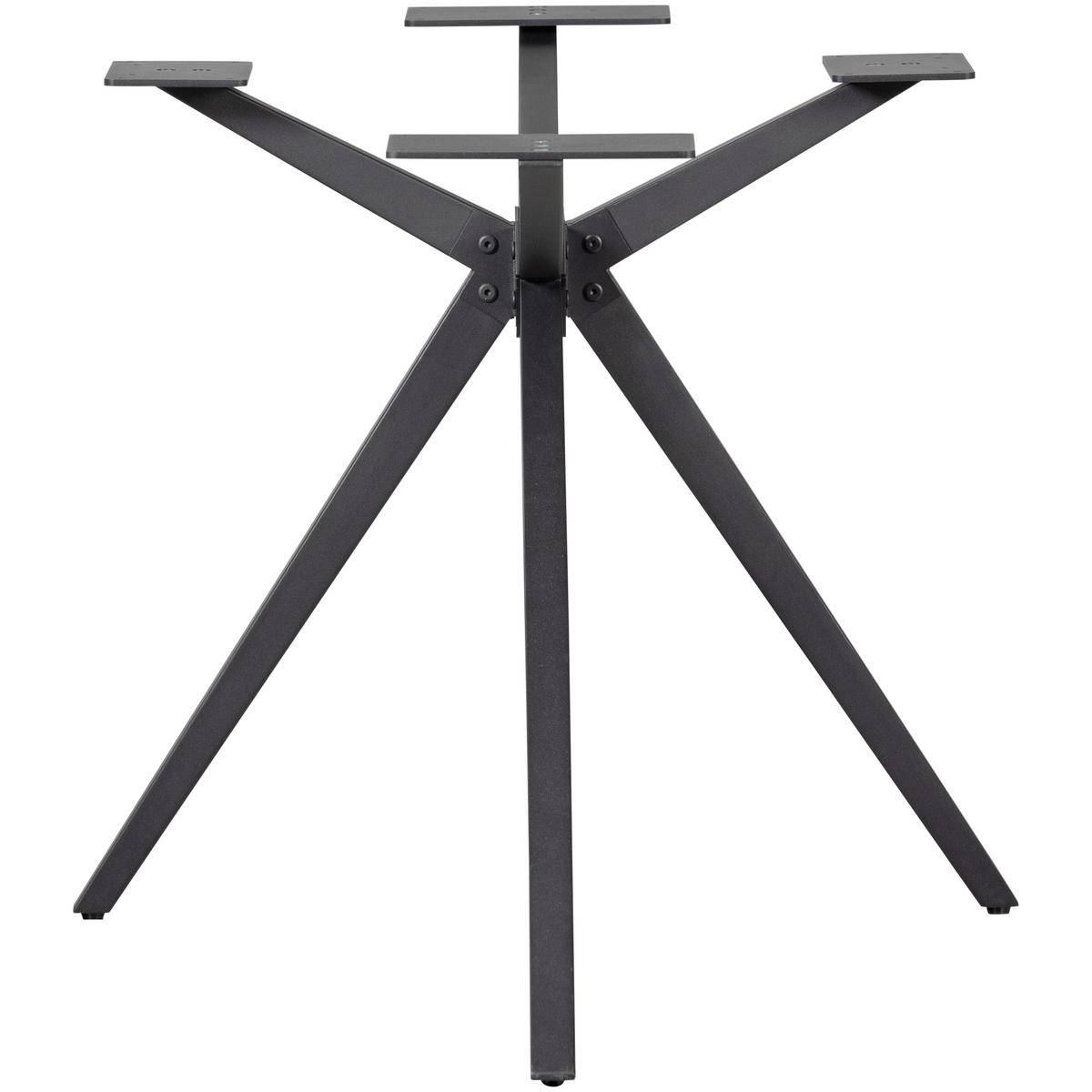 TISCHGESTELL in Metall   - Schwarz, MODERN, Metall (80/72/80cm) - Livetastic